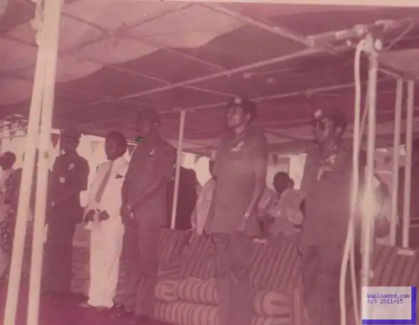 Throwback Photo: Head Of State General Buhari And Sani Abacha In 1985